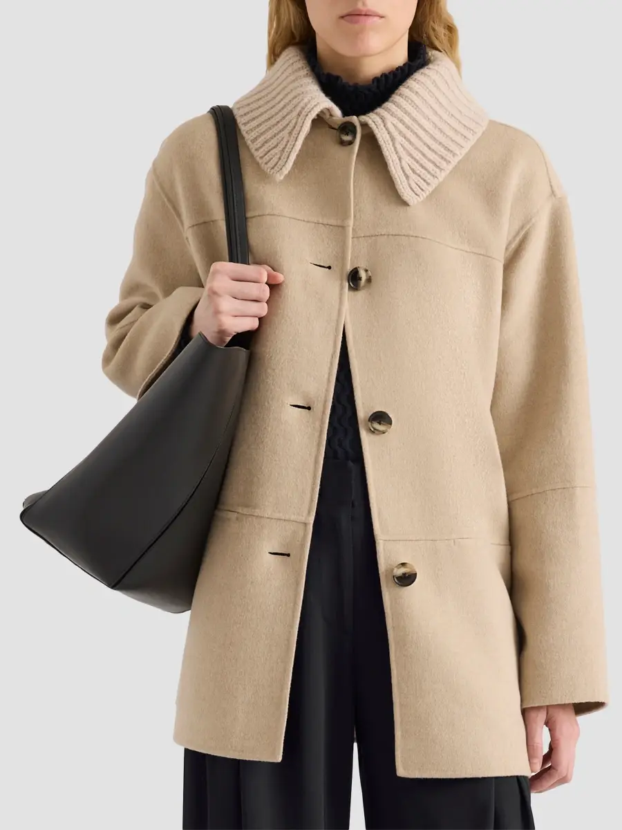 Proenza Schouler White Label Women's Lisa Double-Faced Wool-Cashmere Jacket | Thumbnail 4 Proenza Schouler White Label Women's Lisa Double-Faced Wool-Cashmere Jacket | Thumbnail 4