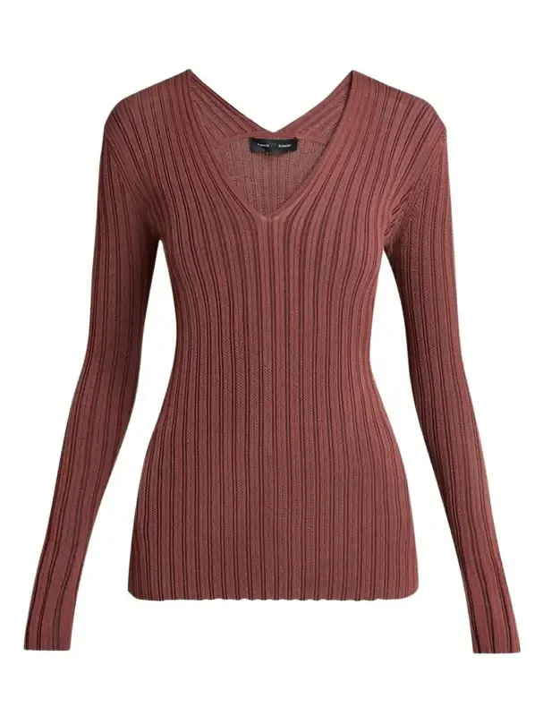 Women's Roux Ribbed V-Neck Top Women's Roux Ribbed V-Neck Top