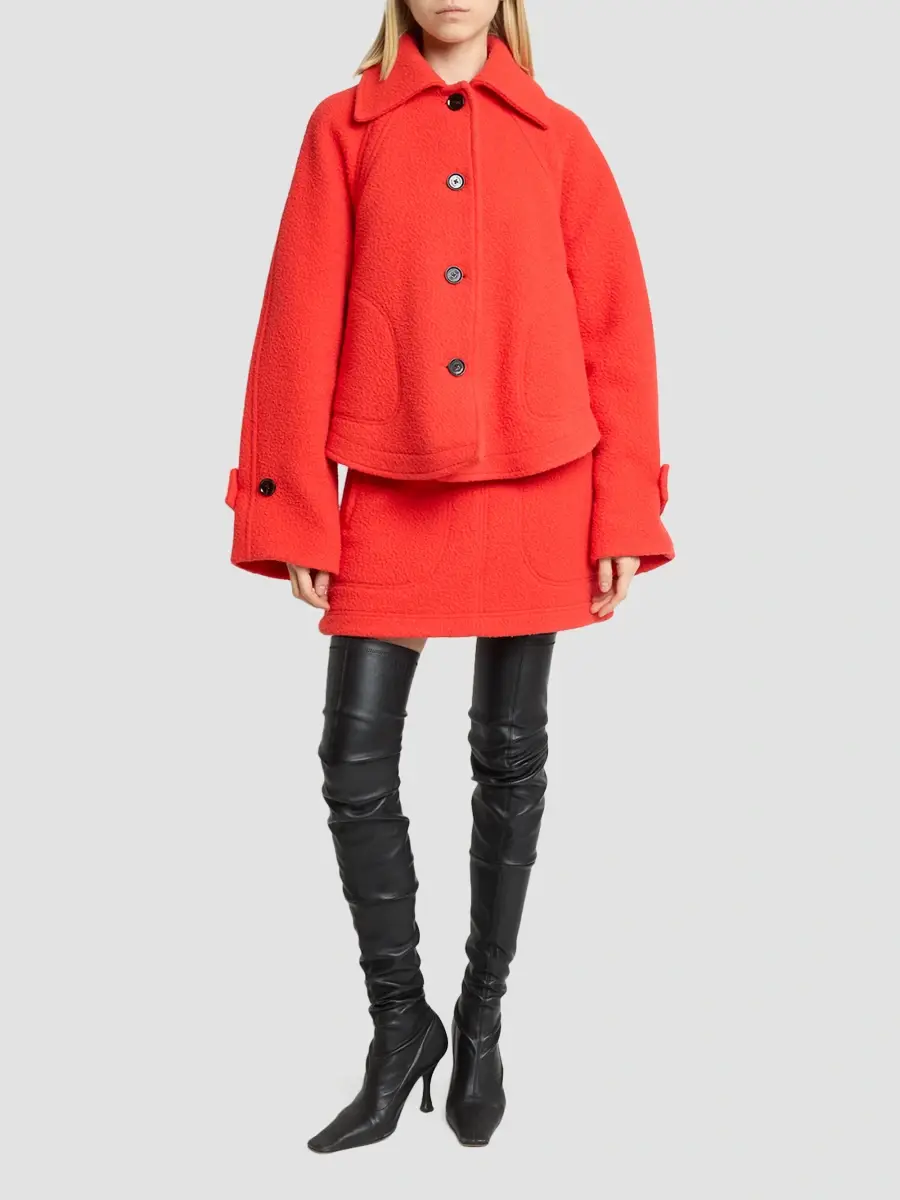 Proenza Schouler Women's Clarice Casentino Virgin Wool-Blend Jacket | Thumbnail 2
