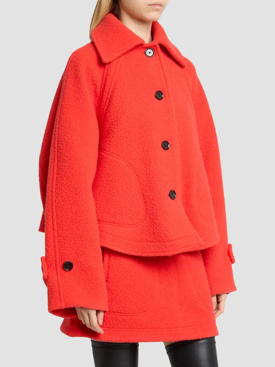 Proenza Schouler Women's Clarice Casentino Virgin Wool-Blend Jacket | Thumbnail 4