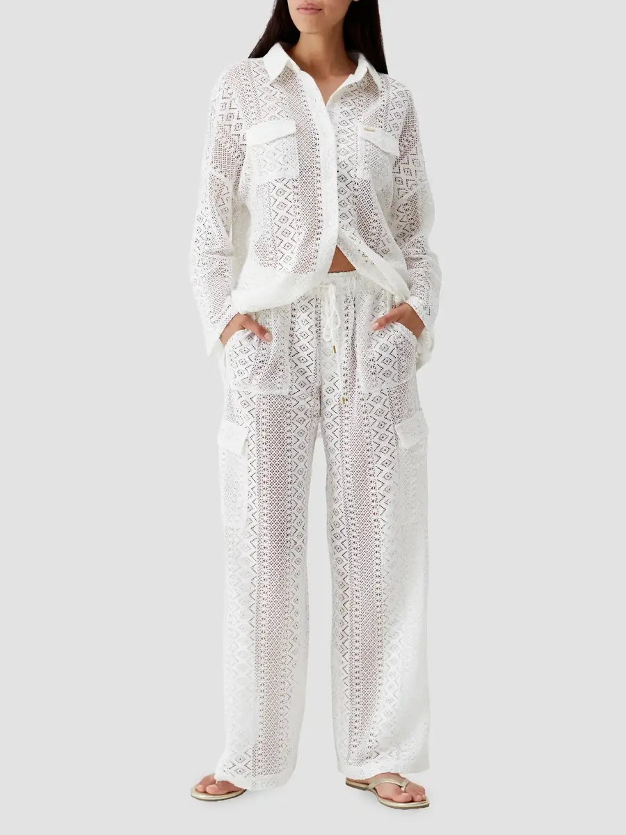 Melissa Odabash Women's Odette Crochet Cover-Up Pants | Thumbnail 2 Melissa Odabash Women's Odette Crochet Cover-Up Pants | Thumbnail 2