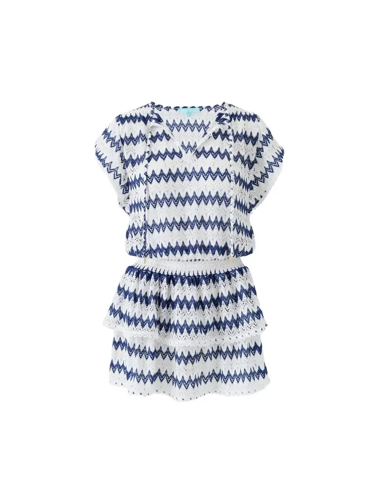 Women's Remi Striped Crochet Mini Dress Women's Remi Striped Crochet Mini Dress