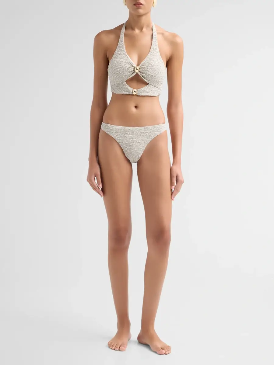 PatBo Women's Silversand Cut-Out Halter Swim Top | Thumbnail 2 PatBo Women's Silversand Cut-Out Halter Swim Top | Thumbnail 2