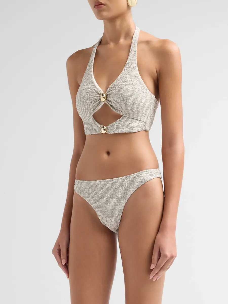 PatBo Women's Silversand Cut-Out Halter Swim Top | Thumbnail 4 PatBo Women's Silversand Cut-Out Halter Swim Top | Thumbnail 4