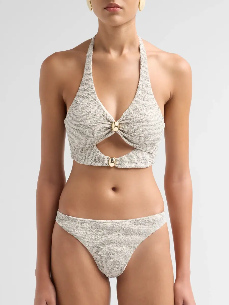 PatBo Women's Silversand Cut-Out Halter Swim Top | Thumbnail 5 PatBo Women's Silversand Cut-Out Halter Swim Top | Thumbnail 5