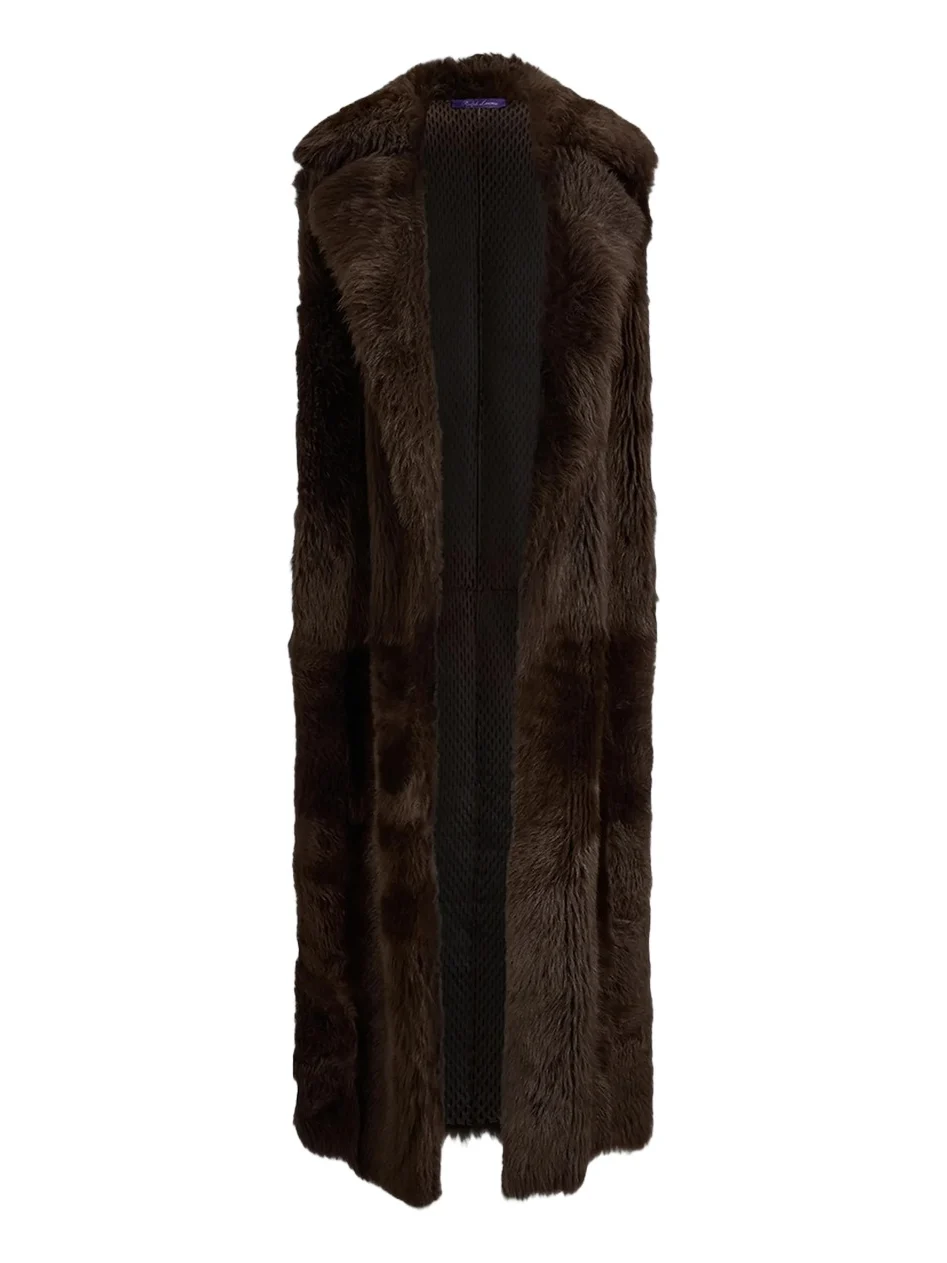Ralph Lauren Collection Women's Carinne Lamb-Shearling Vest