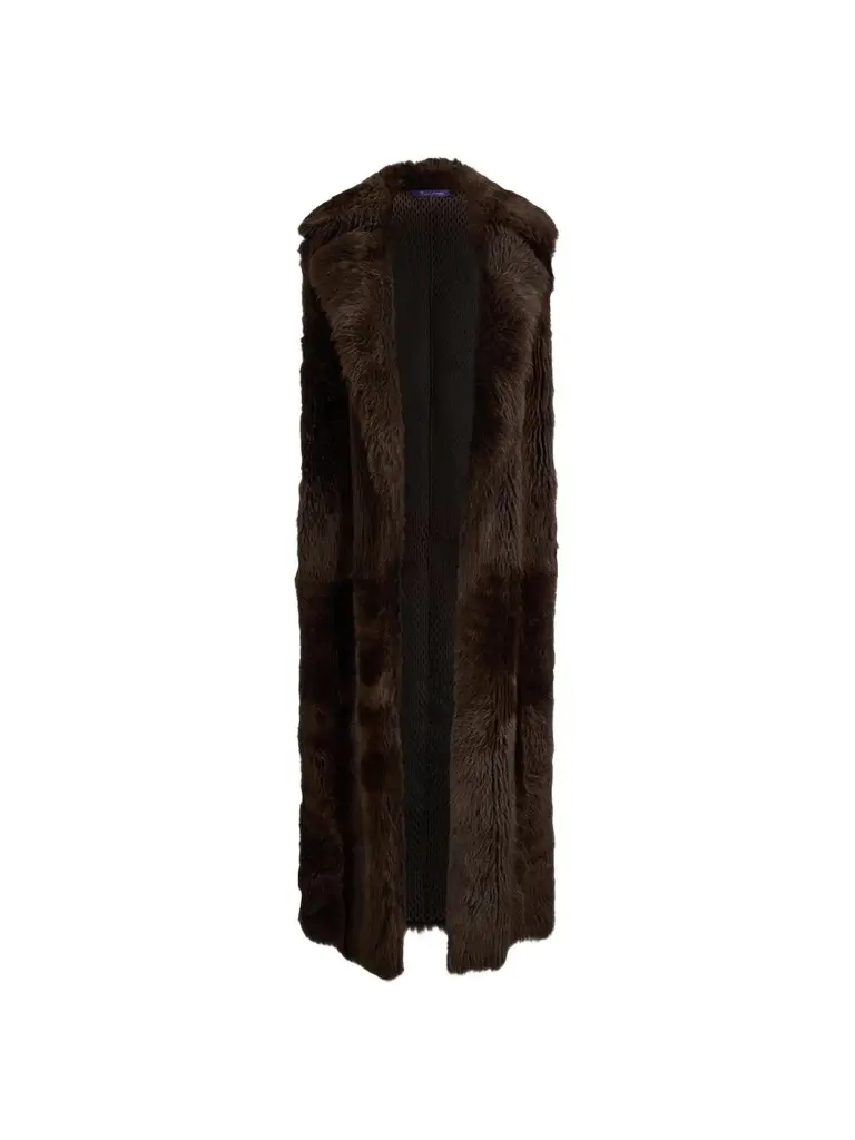 Ralph Lauren Collection Women's Carinne Lamb-Shearling Vest