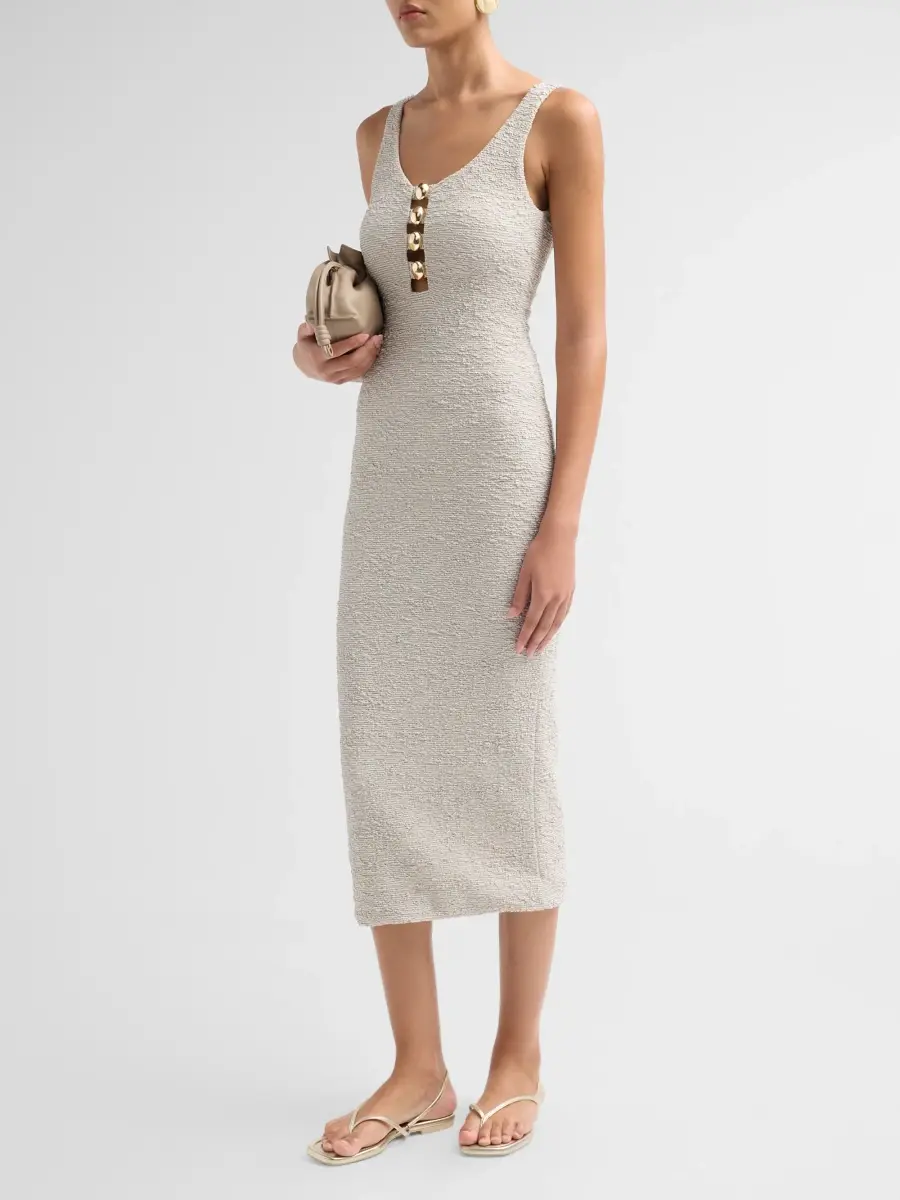 PatBo Women's Silversand Knit Midi Dress | Thumbnail 4 PatBo Women's Silversand Knit Midi Dress | Thumbnail 4