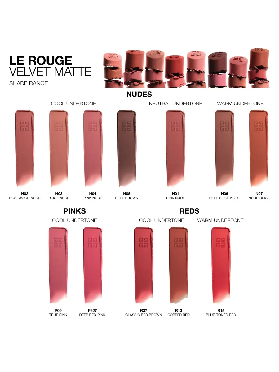 Givenchy Women's Le Rouge Velvet Matte Long-Lasting Lipstick | Thumbnail 3