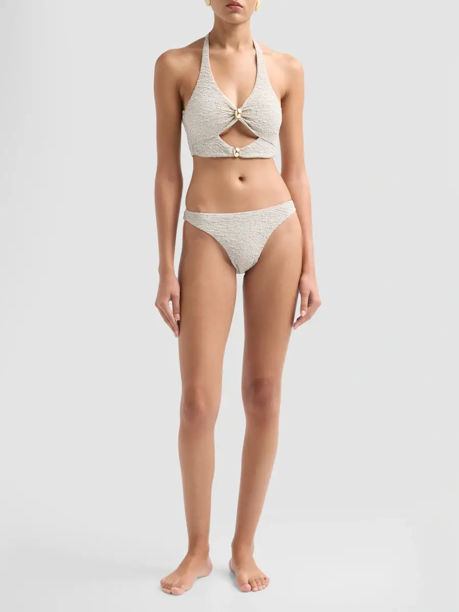PatBo Women's Silversand Knit Bikini Bottom | Thumbnail 2 PatBo Women's Silversand Knit Bikini Bottom | Thumbnail 2