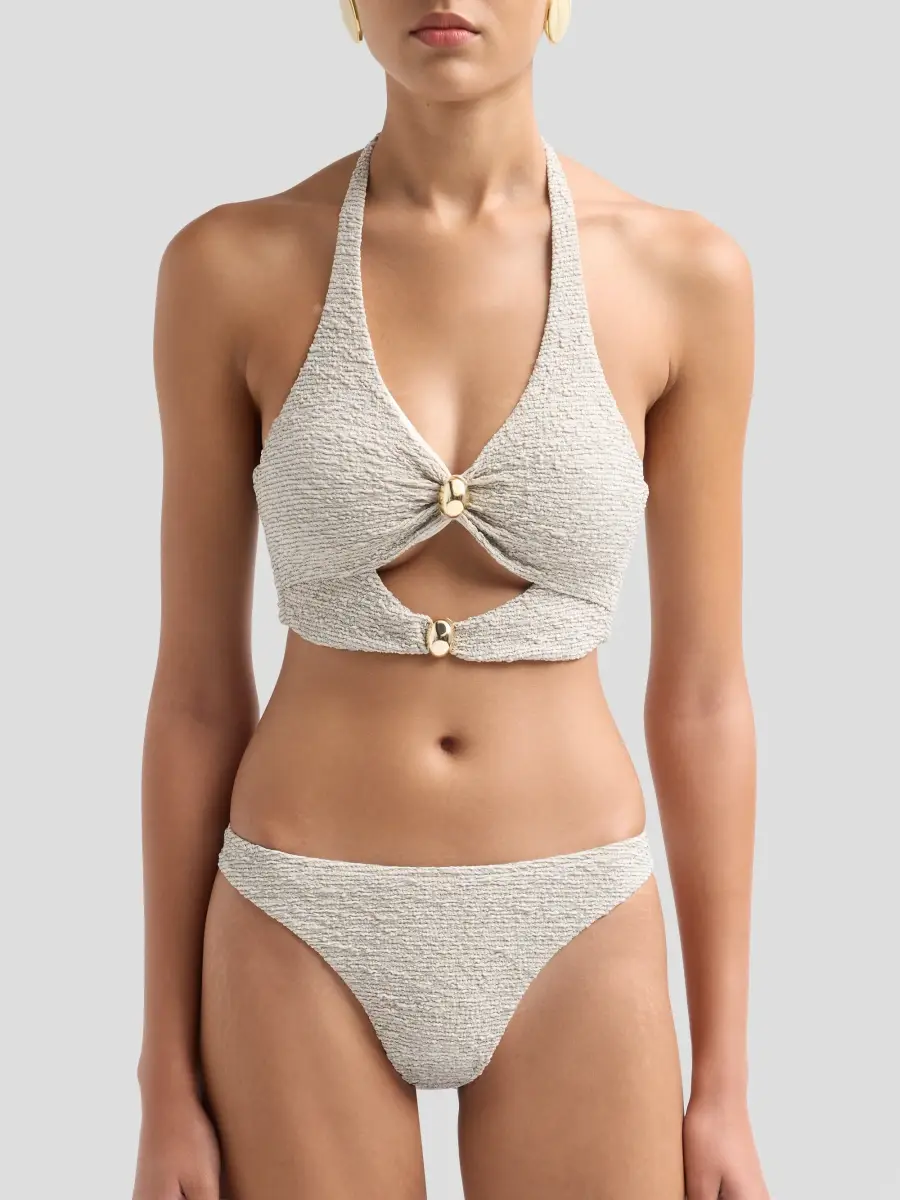 PatBo Women's Silversand Knit Bikini Bottom | Thumbnail 4 PatBo Women's Silversand Knit Bikini Bottom | Thumbnail 4
