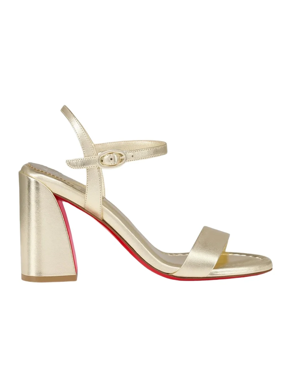 Christian Louboutin Women's Miss Jane 85MM Leather Sandals