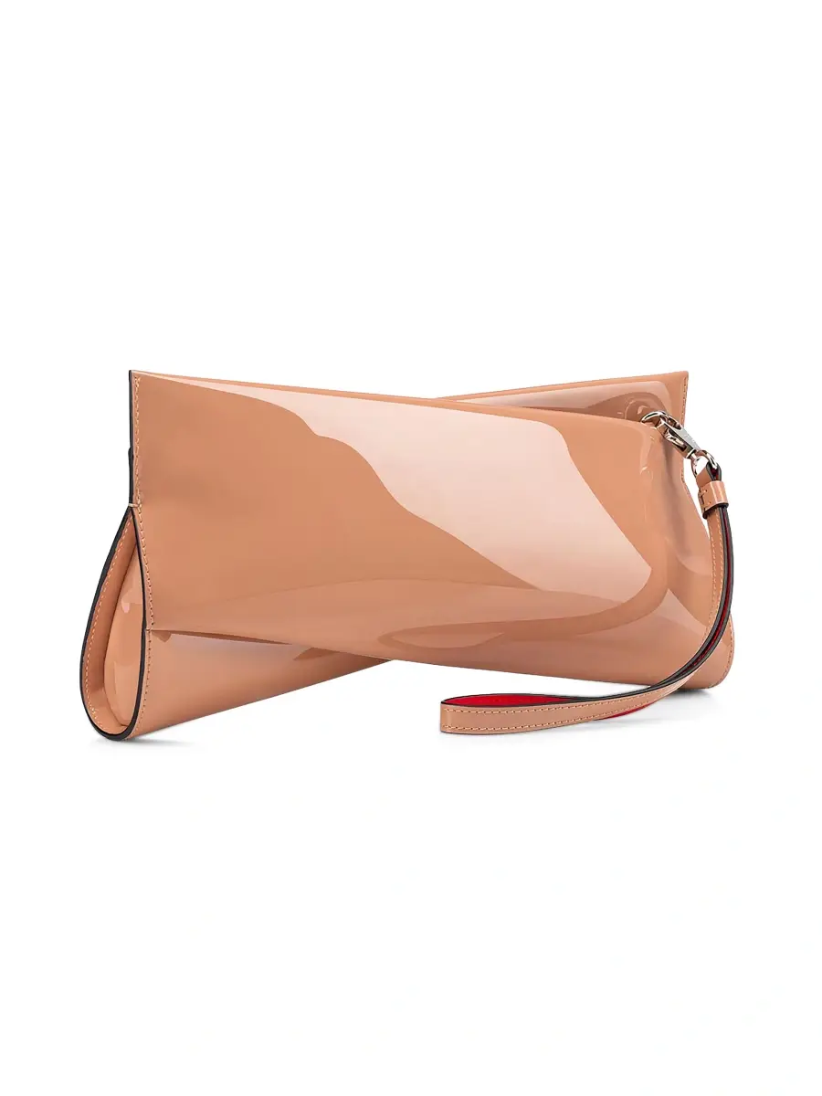 Christian Louboutin Women's Loubitwist Patent Leather Wristlet | Thumbnail 2 Christian Louboutin Women's Loubitwist Patent Leather Wristlet | Thumbnail 2