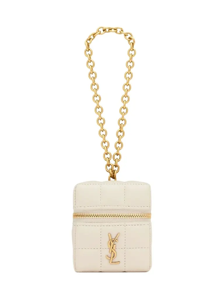 Women's Cassandre Matelasse Carre Mini Cube in Lambskin - Crema Soft Women's Cassandre Matelasse Carre Mini Cube in Lambskin - Crema Soft