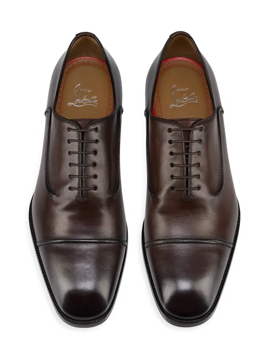 Christian Louboutin Men's Seriox Leather Oxford Shoes | Thumbnail 4 Christian Louboutin Men's Seriox Leather Oxford Shoes | Thumbnail 4