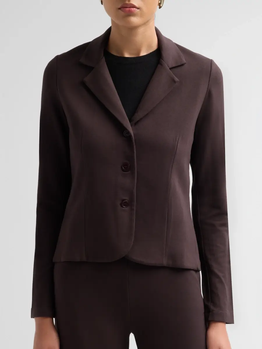 MAJESTIC FILATURES Women's French Terry Blazer | Thumbnail 5 MAJESTIC FILATURES Women's French Terry Blazer | Thumbnail 5