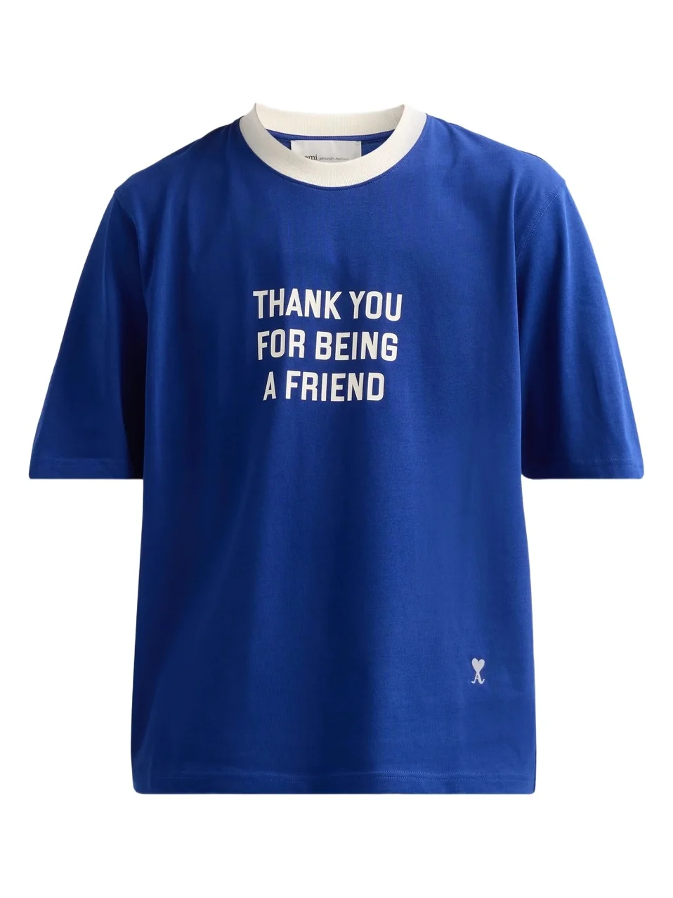 AMI PARIS Men's Thank You For Being A Friend Boxy T-Shirt