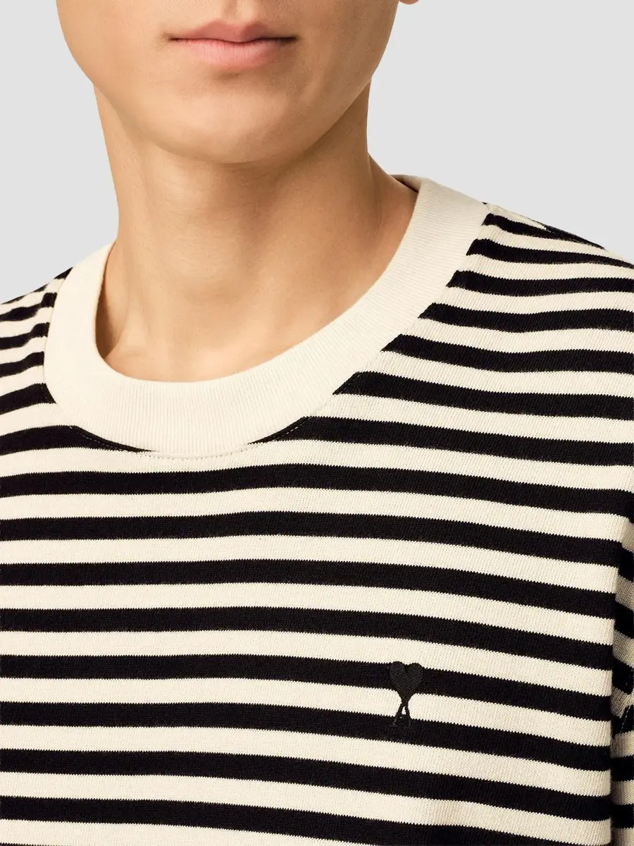 AMI PARIS Men's Ami de Coeur Embroidery Crewneck T-Shirt | Thumbnail 5 AMI PARIS Men's Ami de Coeur Embroidery Crewneck T-Shirt | Thumbnail 5
