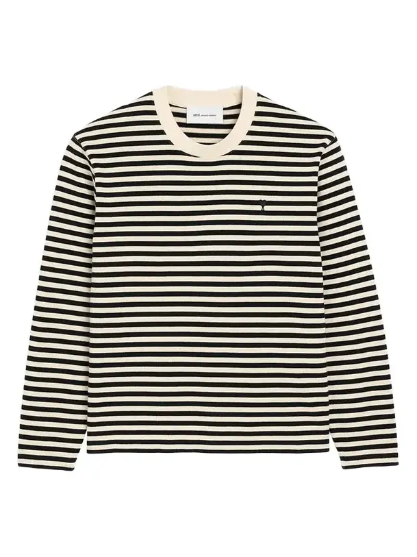 AMI PARIS Men's Ami de Coeur Embroidery Crewneck T-Shirt