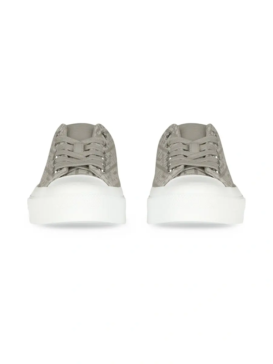 Givenchy Men's City Sneakers In 4G Embroidered Canvas | Thumbnail 2 Givenchy Men's City Sneakers In 4G Embroidered Canvas | Thumbnail 2