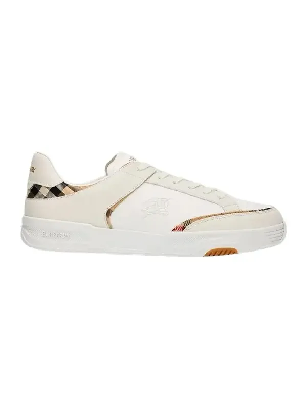 Burberry Men's Harrow Leather & Nylon Low-Top Sneakers