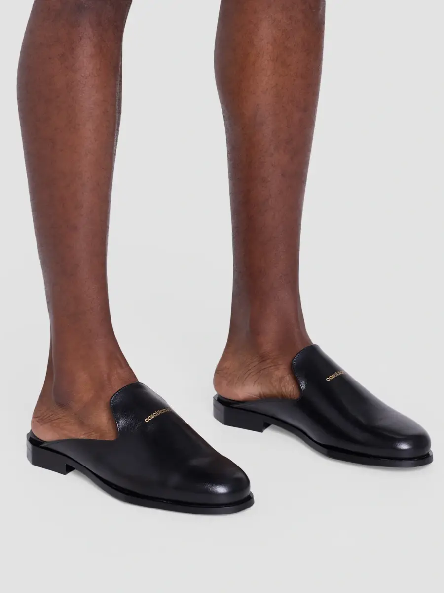 Casablanca Men's Leather Loafer Mules | Thumbnail 2