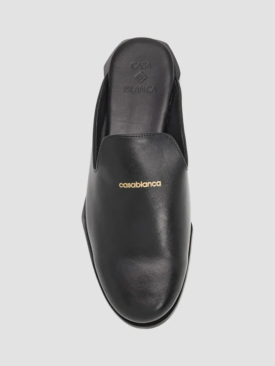 Casablanca Men's Leather Loafer Mules | Thumbnail 6