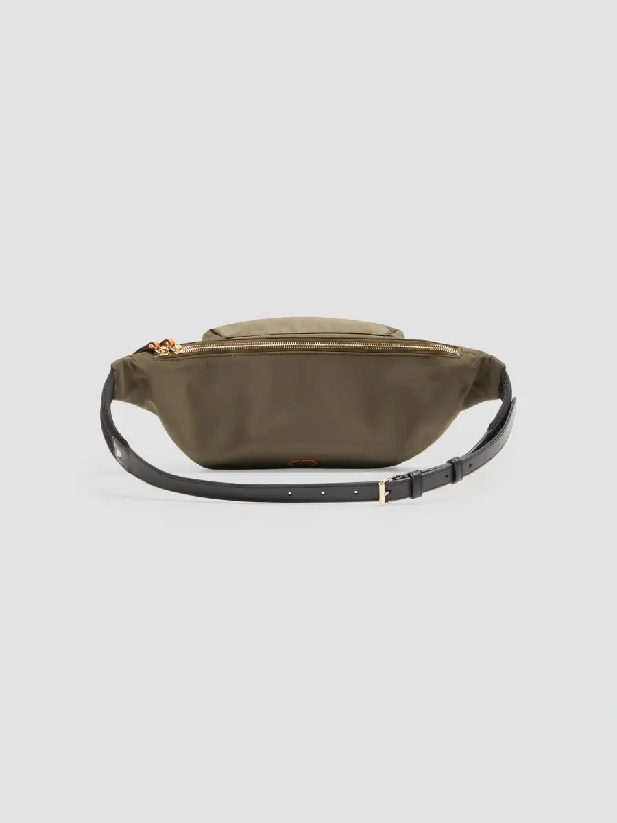 Valentino Men's Stud Up Waist Bag in Technical Fabric - Military Green | Thumbnail 4 Valentino Men's Stud Up Waist Bag in Technical Fabric - Military Green | Thumbnail 4