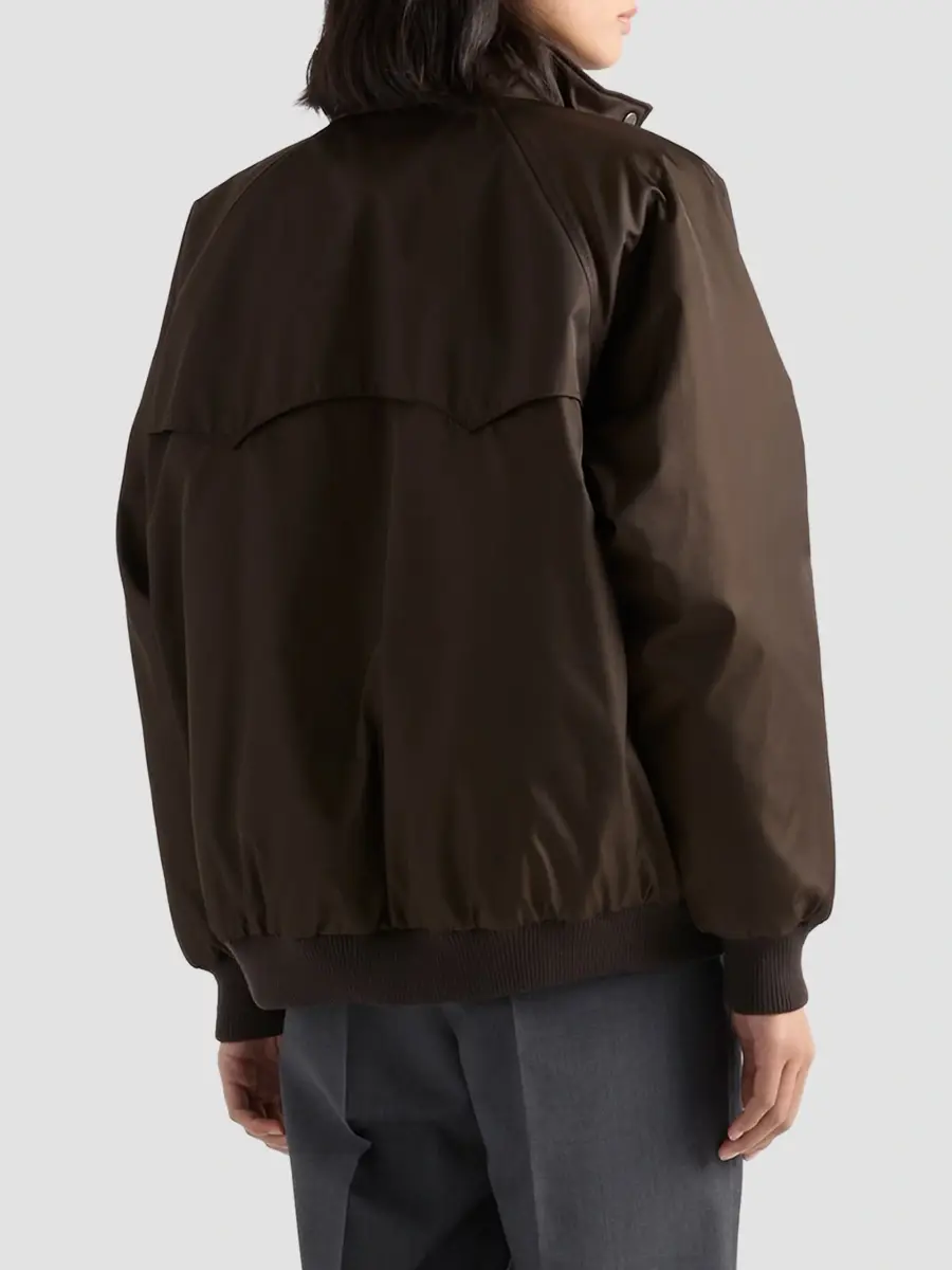 Prada Women's Nylon Blouson Jacket | Thumbnail 4 Prada Women's Nylon Blouson Jacket | Thumbnail 4