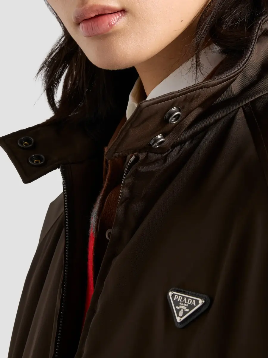 Prada Women's Nylon Blouson Jacket | Thumbnail 5 Prada Women's Nylon Blouson Jacket | Thumbnail 5