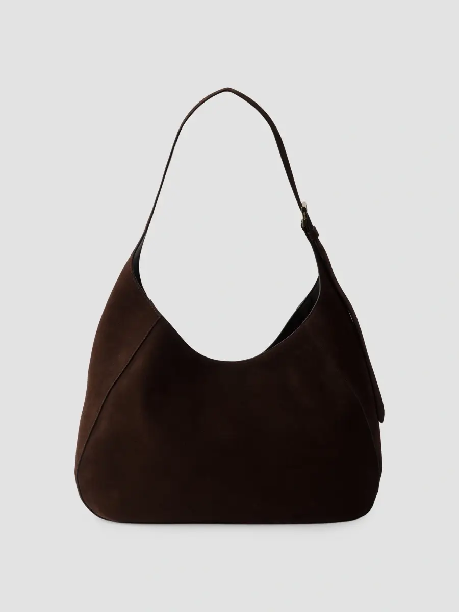 Prada Women's Boogie Large Suede Shoulder Bag | Thumbnail 5