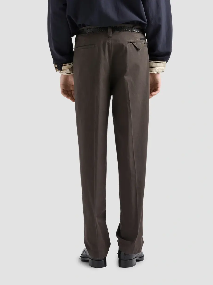 Prada Men's Garment-Dyed Cotton Pants | Thumbnail 4 Prada Men's Garment-Dyed Cotton Pants | Thumbnail 4