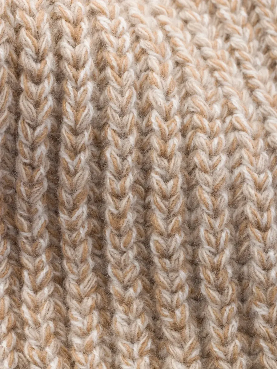 Prada Men's Wool and Cashmere Scarf - Beige | Thumbnail 5 Prada Men's Wool and Cashmere Scarf - Beige | Thumbnail 5