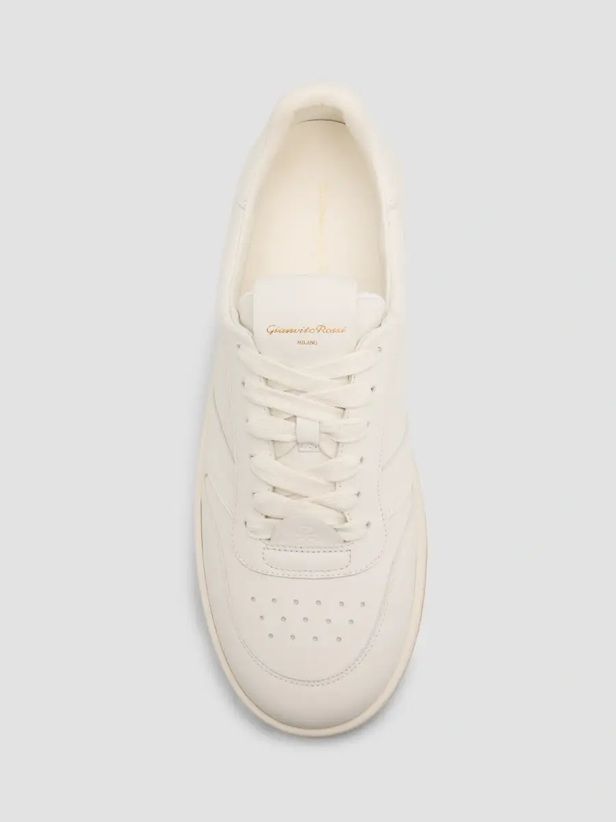 Gianvito Rossi Men's Slam Flair Leather Low-Top Sneakers | Thumbnail 6