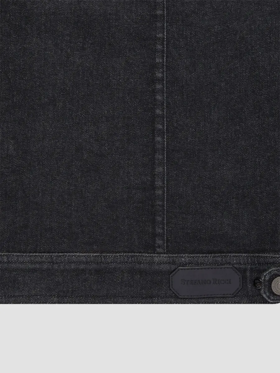 Stefano Ricci Men's Denim Jacket | Thumbnail 9 Stefano Ricci Men's Denim Jacket | Thumbnail 9