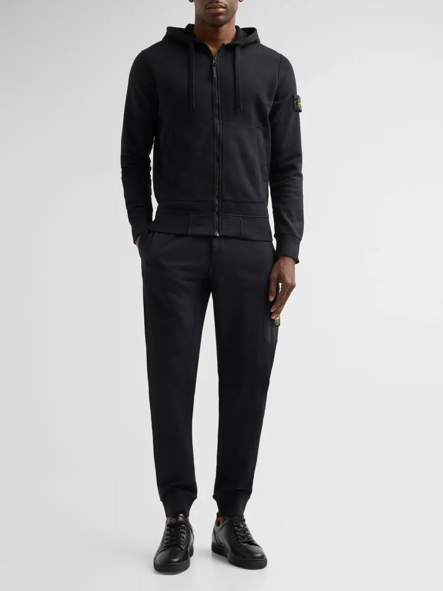 Stone Island Men's Cotton Jogger Sweatpants | Thumbnail 2 Stone Island Men's Cotton Jogger Sweatpants | Thumbnail 2
