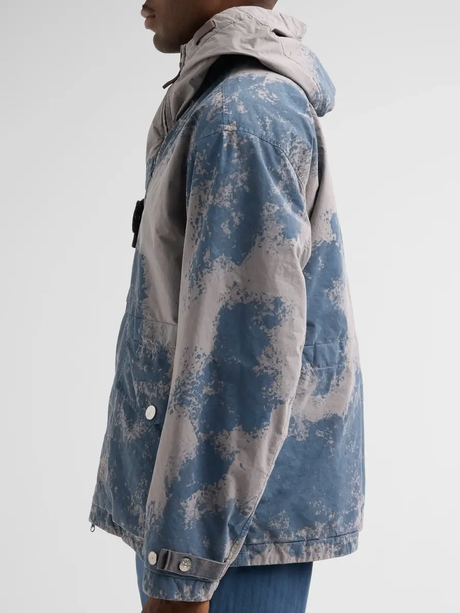 Stone Island Men's David Light Hand-Painted Short Parka | Thumbnail 5 Stone Island Men's David Light Hand-Painted Short Parka | Thumbnail 5