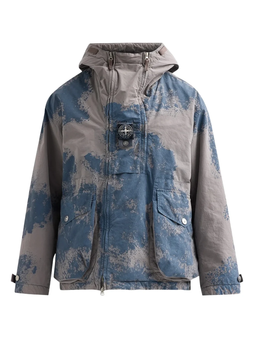 Stone Island Men's David Light Hand-Painted Short Parka
