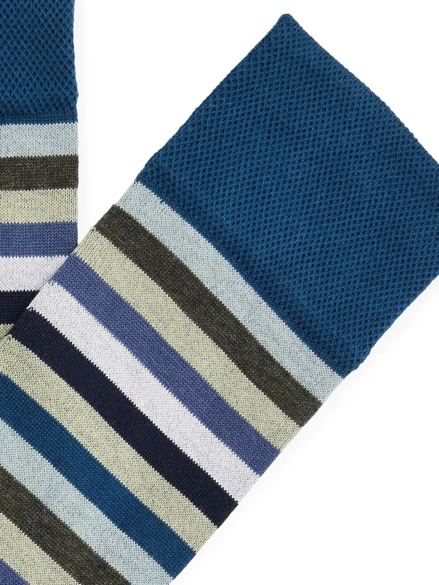 Marcoliani Men's Luxury Jewel Box Cotton-Blend Socks 2-Pack | Thumbnail 2 Marcoliani Men's Luxury Jewel Box Cotton-Blend Socks 2-Pack | Thumbnail 2