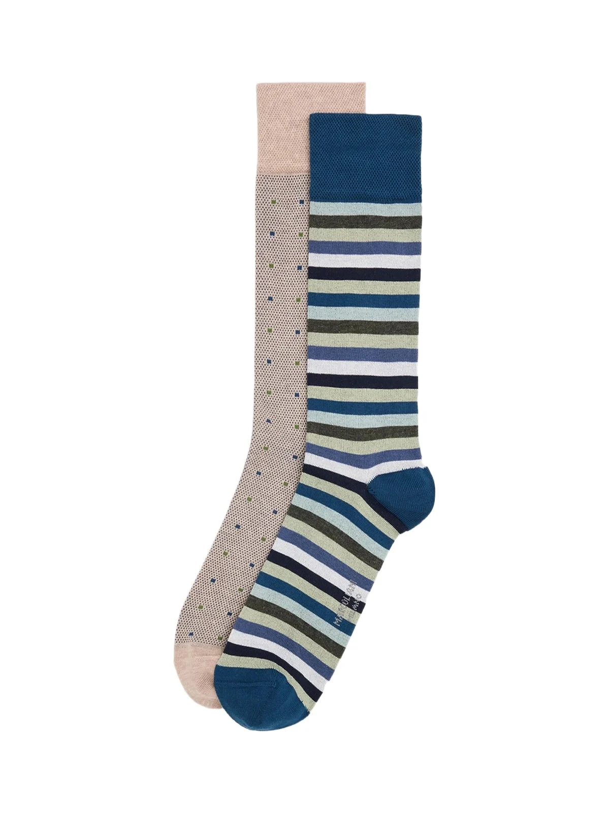 Marcoliani Men's Luxury Jewel Box Cotton-Blend Socks 2-Pack