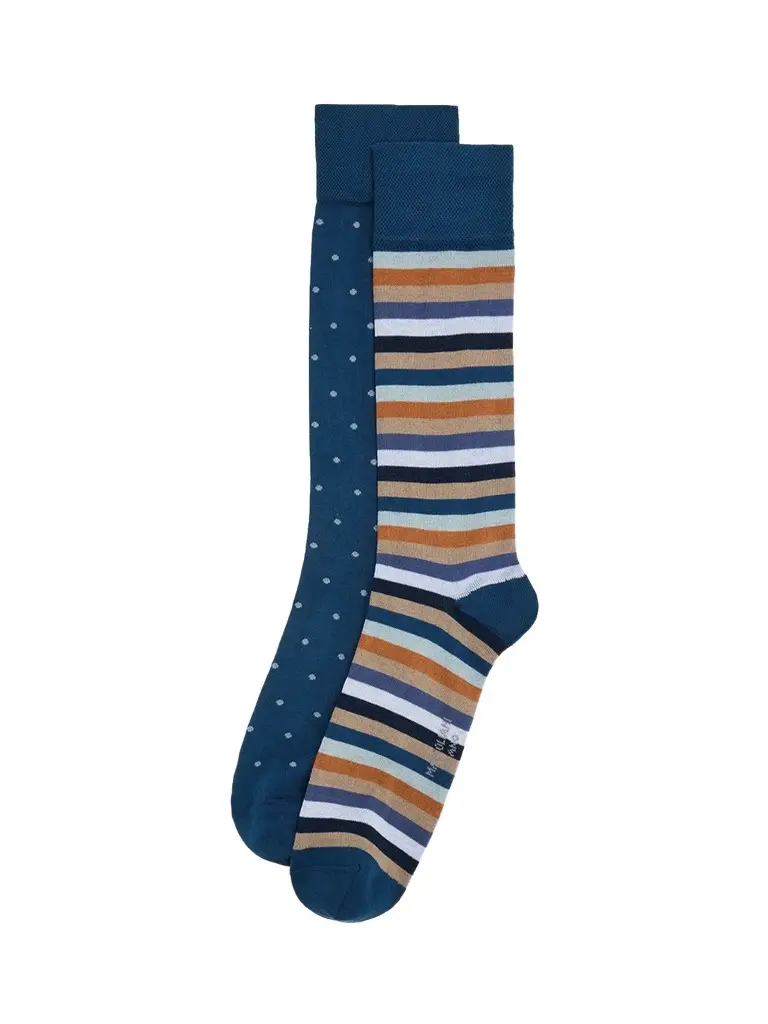 Men's Luxury Jewel Box Cotton-Blend Socks 2-Pack Men's Luxury Jewel Box Cotton-Blend Socks 2-Pack