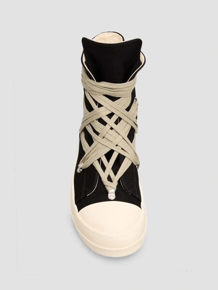 DRKSHDW by Rick Owens Men's Megalace Sneaks High-Top Sneakers | Thumbnail 6 DRKSHDW by Rick Owens Men's Megalace Sneaks High-Top Sneakers | Thumbnail 6