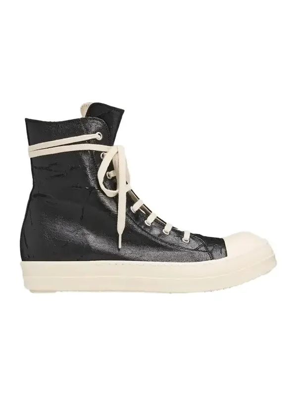 DRKSHDW by Rick Owens Men's Sneaks Coated Canvas High-Top Sneakers
