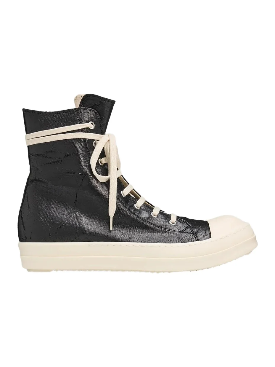 DRKSHDW by Rick Owens Men's Sneaks Coated Canvas High-Top Sneakers