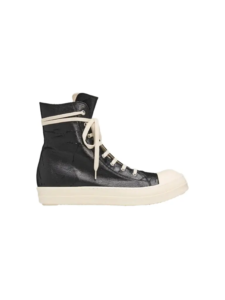 DRKSHDW by Rick Owens Men's Sneaks Coated Canvas High-Top Sneakers