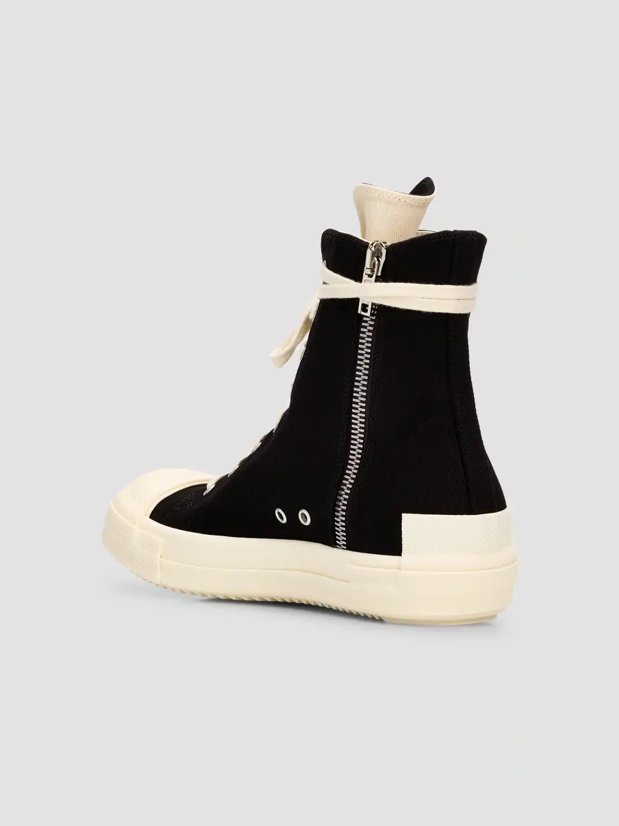 DRKSHDW by Rick Owens Men's Sneaks Canvas High-Top Sneakers | Thumbnail 4 DRKSHDW by Rick Owens Men's Sneaks Canvas High-Top Sneakers | Thumbnail 4