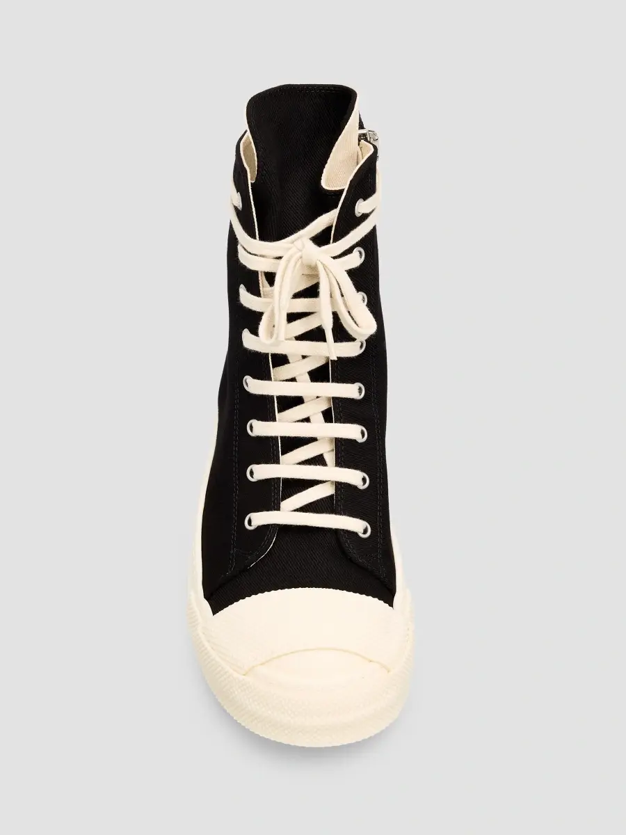 DRKSHDW by Rick Owens Men's Sneaks Canvas High-Top Sneakers | Thumbnail 6 DRKSHDW by Rick Owens Men's Sneaks Canvas High-Top Sneakers | Thumbnail 6