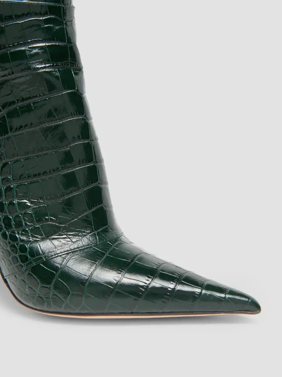 Tom Ford Women's Vertigo 105MM Croc-Embossed Leather Boots | Thumbnail 4 Tom Ford Women's Vertigo 105MM Croc-Embossed Leather Boots | Thumbnail 4
