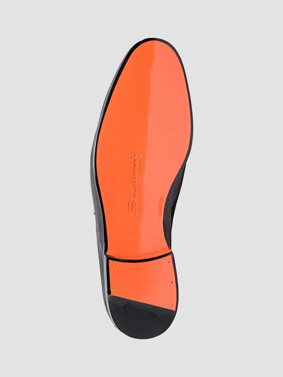 Santoni Men's Carlos Suede Penny Loafers | Thumbnail 7