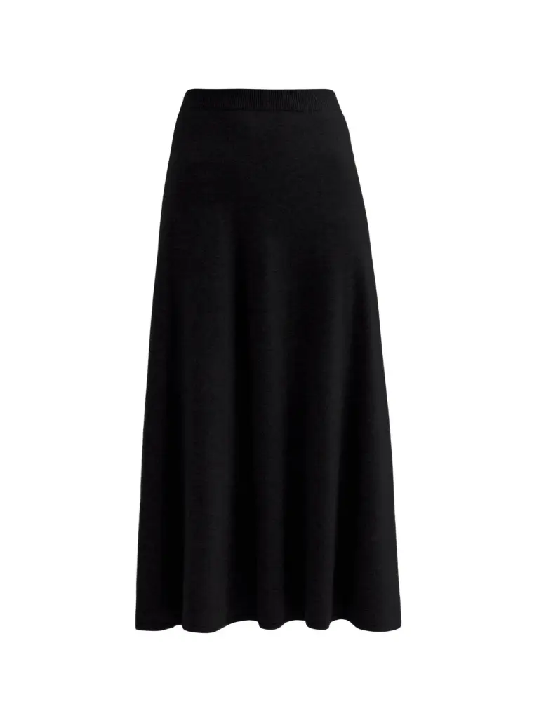 Fabiana Filippi Women's Platinum Virgin Wool-Blend Midi-Skirt